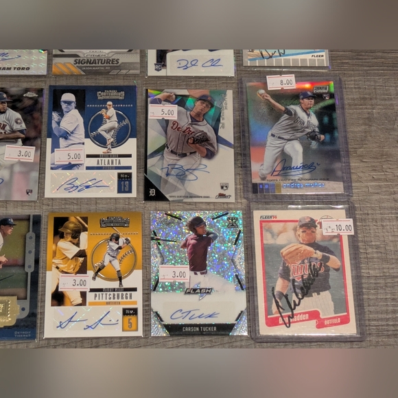 39 MLB Baseball Sports Cards Collection Auto Autograph Signed Signature Card Lot - Picture 8 of 8